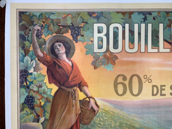 Bouillie Rouch Grapes (1889) 30.5x45.5 French Lithograph Poster LB - Image 3