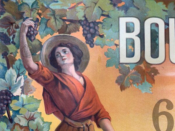 Bouillie Rouch Grapes (1889) 30.5x45.5 French Lithograph Poster LB - Image 7