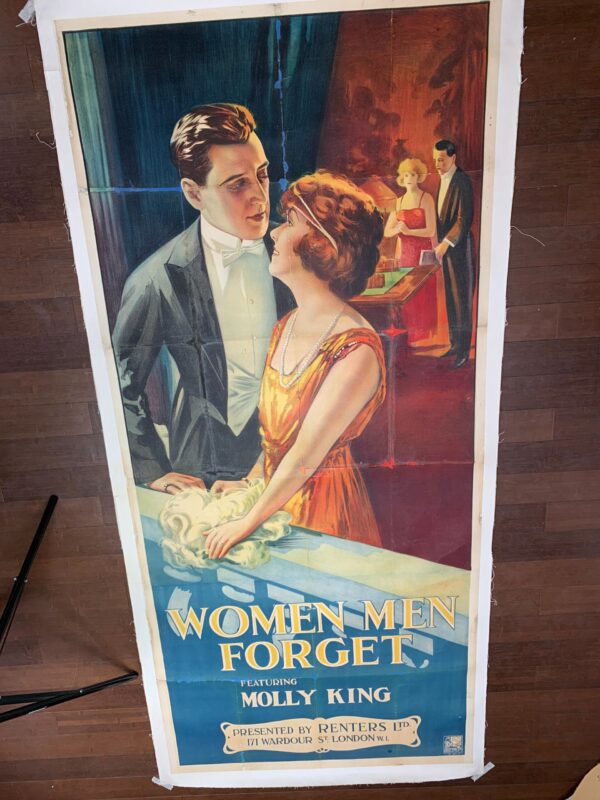 Women Men Forget (1920) UK Three Sheet Movie Lithograph Poster LB