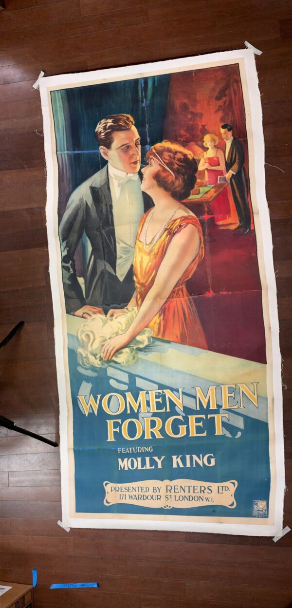 Women Men Forget (1920) UK Three Sheet Movie Lithograph Poster LB - Image 3