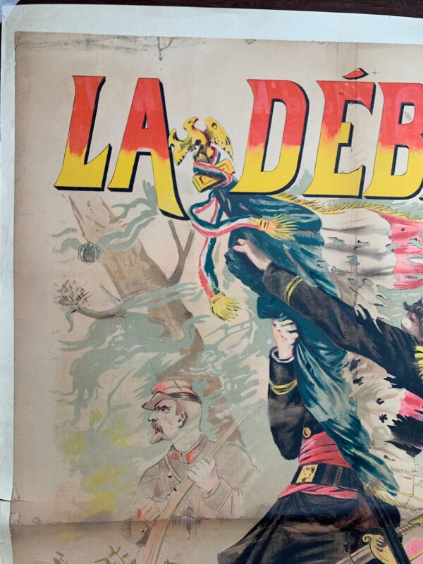 Le Debacle - Art Paul de Semant (1880) 39x55 French Theater Litho Poster LB - Image 2