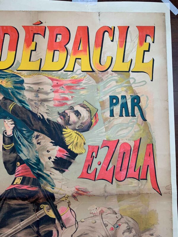 Le Debacle - Art Paul de Semant (1880) 39x55 French Theater Litho Poster LB - Image 3