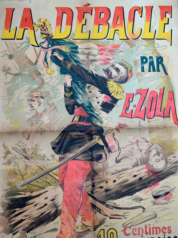 Le Debacle - Art Paul de Semant (1880) 39x55 French Theater Litho Poster LB - Image 7
