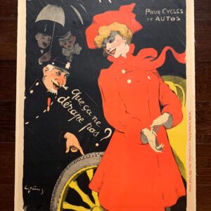 Pneu Ferres Gallus - Art by Grun (1900) 15.5"X23.5" French Advertising Poster LB