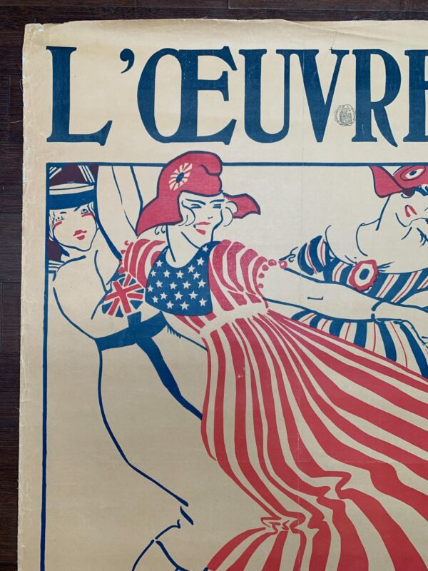L'Oeuvre La Grand Prix - Art by Bernard Becan (1919) 31x46 French Lithograph Poster LB - Image 2