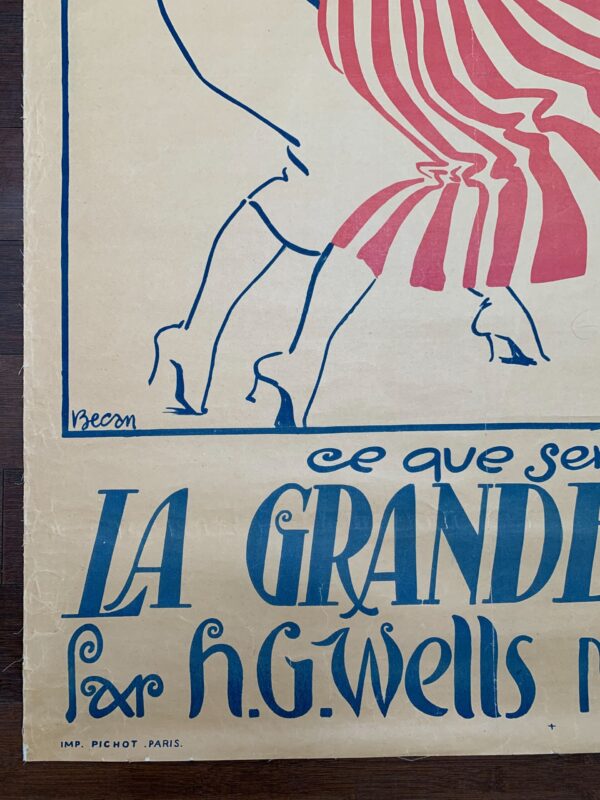 L'Oeuvre La Grand Prix - Art by Bernard Becan (1919) 31x46 French Lithograph Poster LB - Image 5