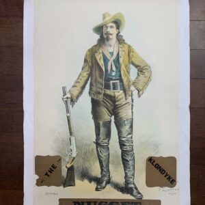 Klondyke Nugget - Son of Buffalo Bill (1898) 19x28 Irish Theater Poster LB