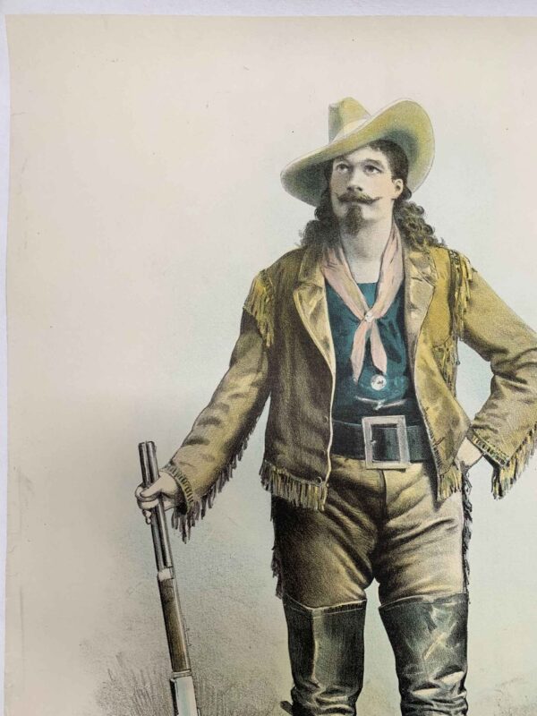 Klondyke Nugget - Son of Buffalo Bill (1898) 19x28 Irish Theater Poster LB - Image 5