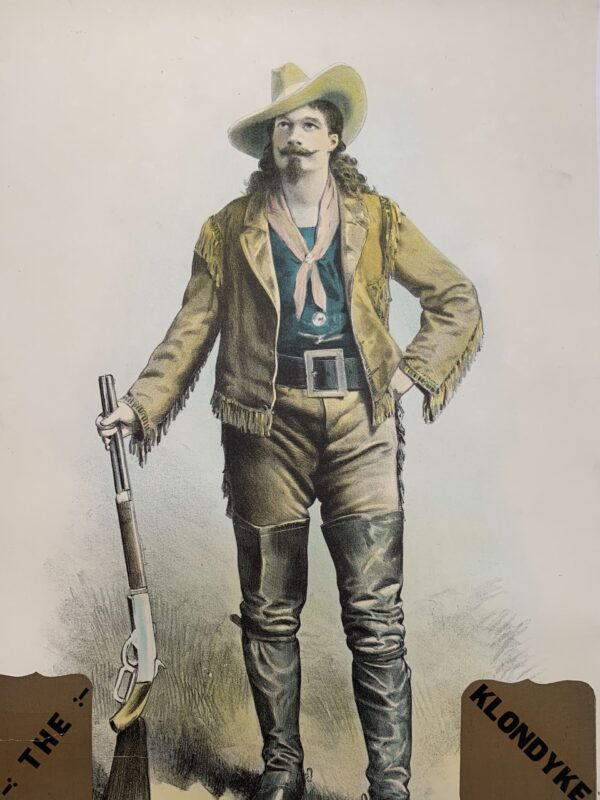 Klondyke Nugget - Son of Buffalo Bill (1898) 19x28 Irish Theater Poster LB - Image 6
