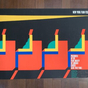 26th NY Film Festival - Art by Milton Glaser (1988) 30x44.5 US Advertising Poster