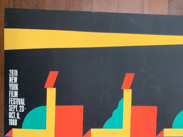 26th NY Film Festival - Art by Milton Glaser (1988) 30x44.5 US Advertising Poster - Image 4