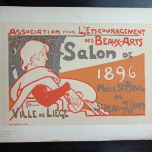 Les Maitres de l'Affiche (1898) 7 French Lithos #108,118,100,106,120,107,119