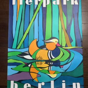 Original Tierpark Berlin Zoo (1974) 22.5 x 32 German Advertising Poster