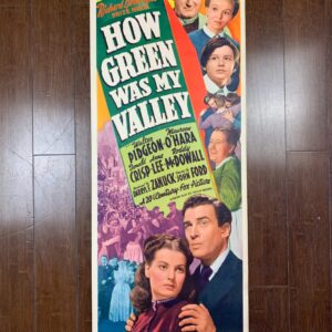 How Green Was My Valley - Best Picture (1941) US Insert Movie Poster