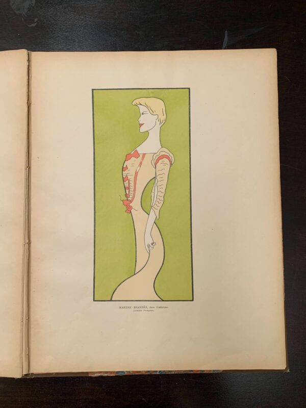 Editions De La Revue Blanche 'Nos Actrices' - Art Leonetto Cappiello (1899) 18x14 French Hardcover Book - Image 3