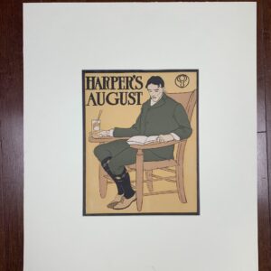 Harpers August - Art By Penfield (1898) 10.5x13.375 US Magazine Cover