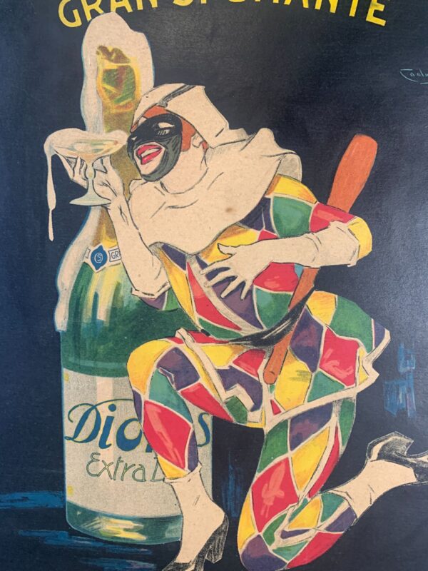 Dionis Gran Spumante (1920) 13.125x19 Italian Advertising Poster LB - Image 3