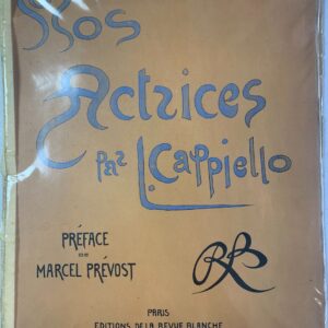 Nos Actrices Pas Cappiello (1899) 18x14 French Hardcover. First Edition.