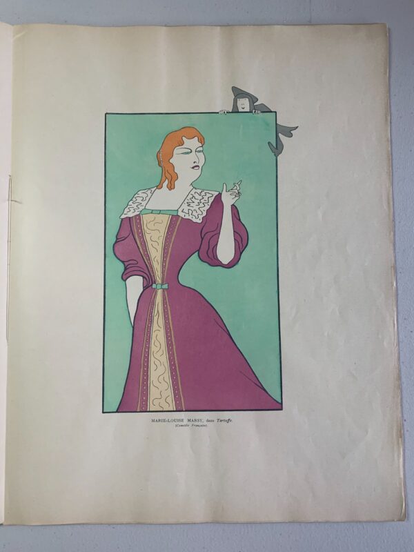 Nos Actrices Pas Cappiello (1899) 18x14 French Hardcover. First Edition. - Image 5