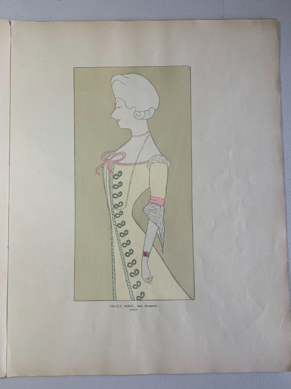 Nos Actrices Pas Cappiello (1899) 18x14 French Hardcover. First Edition. - Image 8