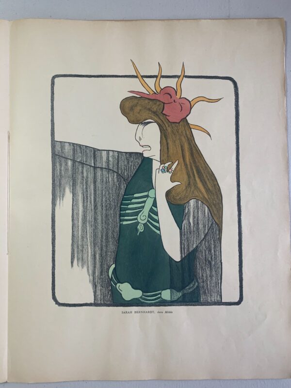 Nos Actrices Pas Cappiello (1899) 18x14 French Hardcover. First Edition. - Image 9