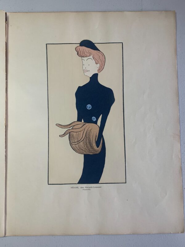 Nos Actrices Pas Cappiello (1899) 18x14 French Hardcover. First Edition. - Image 11