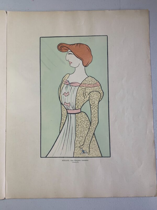 Nos Actrices Pas Cappiello (1899) 18x14 French Hardcover. First Edition. - Image 12