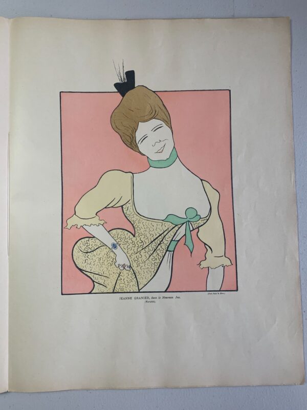 Nos Actrices Pas Cappiello (1899) 18x14 French Hardcover. First Edition. - Image 13