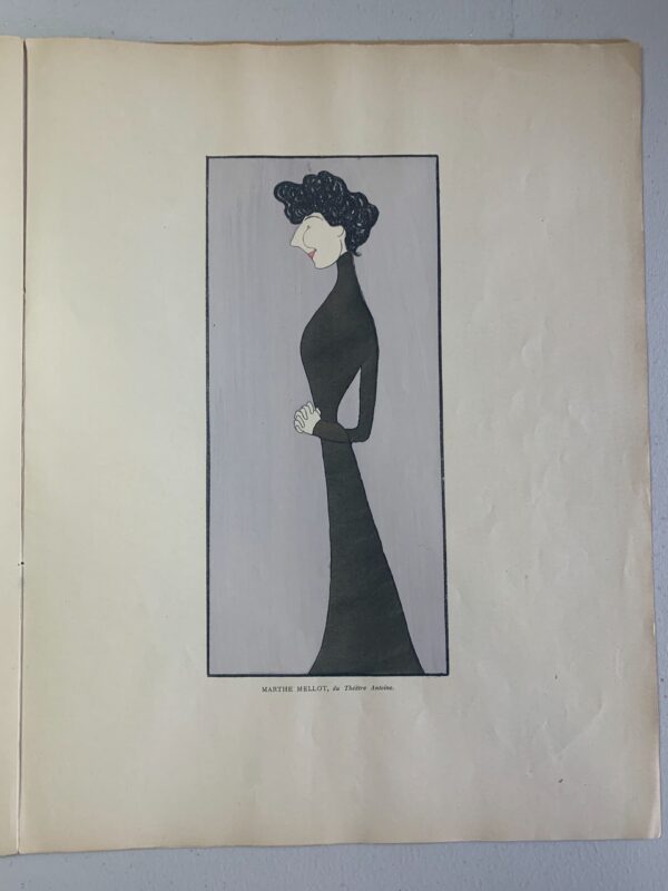 Nos Actrices Pas Cappiello (1899) 18x14 French Hardcover. First Edition. - Image 18