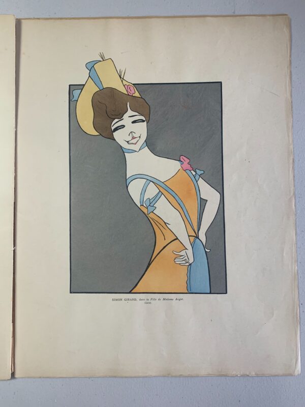 Nos Actrices Pas Cappiello (1899) 18x14 French Hardcover. First Edition. - Image 19