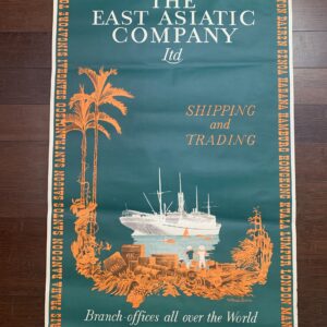 East Asiatic Company - Art by Valdemar Larsen (1941) 24.4x39.4 UK Advertising Poster