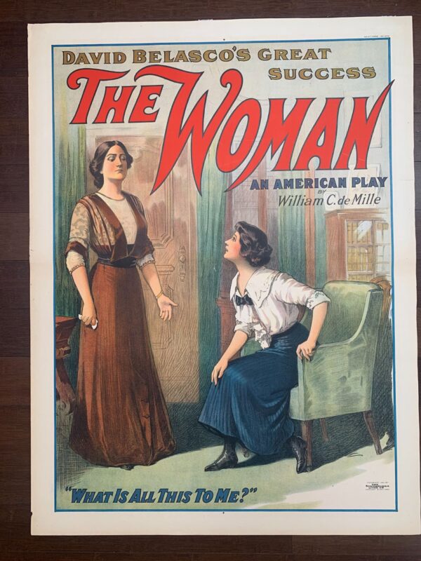 The Woman - Strobridge Litho (1905) 30x40 US Theater Poster