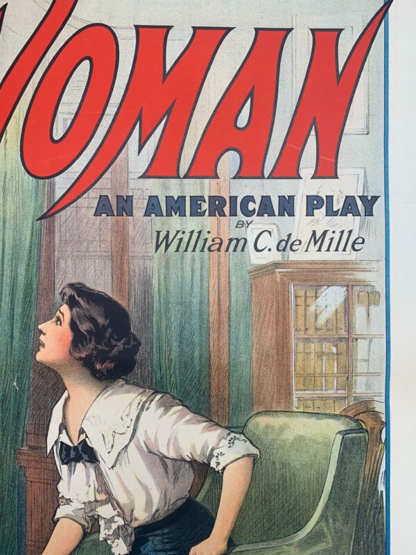 The Woman - Strobridge Litho (1905) 30x40 US Theater Poster - Image 3