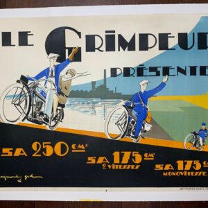 Le Grimpeur Presente - Art by Raymond Grid (1926) 23x31 French Advertising Poster LB