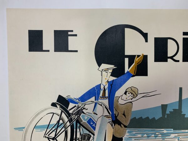 Le Grimpeur Presente - Art by Raymond Grid (1926) 23x31 French Advertising Poster LB - Image 2