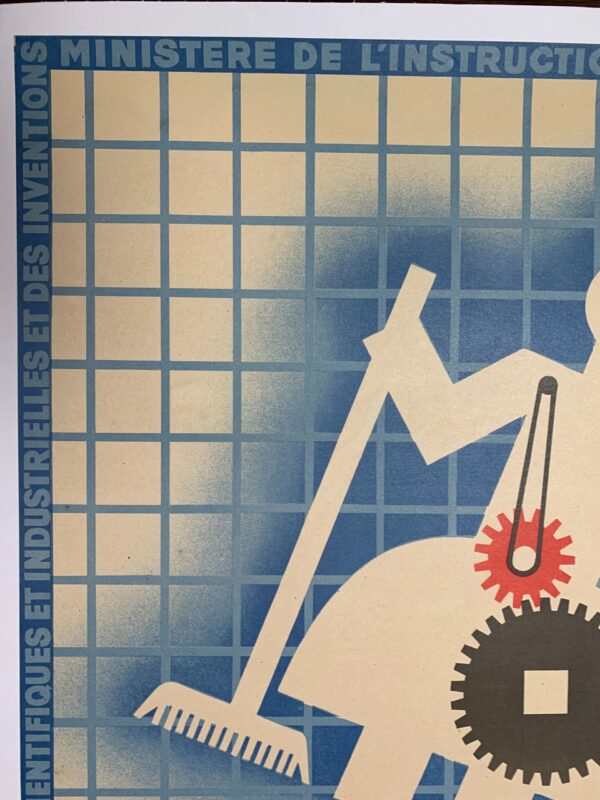 Arts Menagers Grand Palais - Art by Francis Bernard (1931) 24.5x38.75 French Advertising Poster LB - Image 3