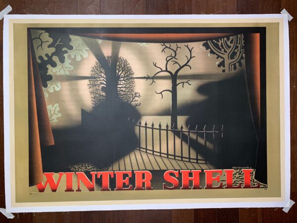 Winter Shell - Art by Edgar Ainsworth (1933) 30.5x45 UK Travel Poster LB