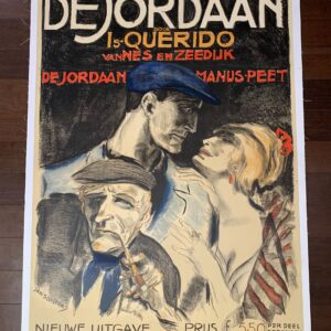 De Jordaan - Art by Jan Sluijters (1922) 37x47 Dutch Movie Poster LB