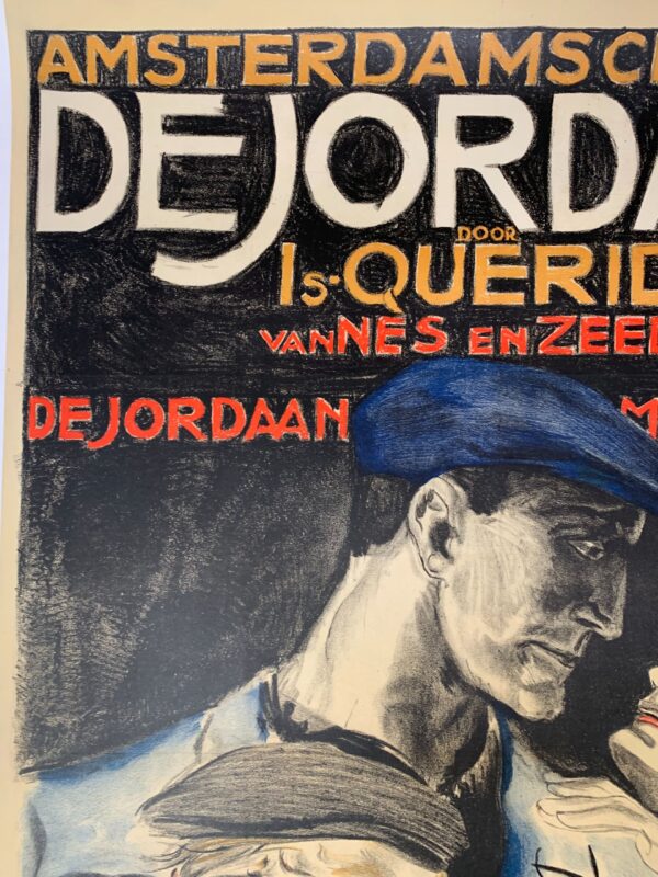 De Jordaan - Art by Jan Sluijters (1922) 37x47 Dutch Movie Poster LB - Image 3
