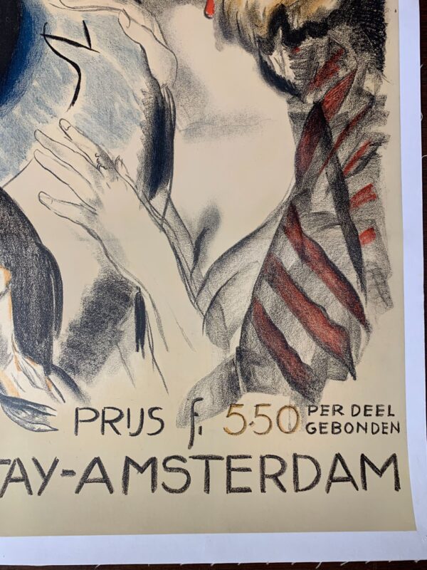 De Jordaan - Art by Jan Sluijters (1922) 37x47 Dutch Movie Poster LB - Image 6