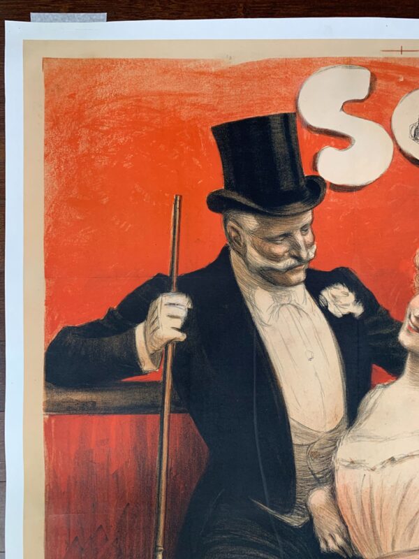 Scala - La Tournee - Art by Georges Redon (1906) 37x50 French Theater Poster LB - Image 2