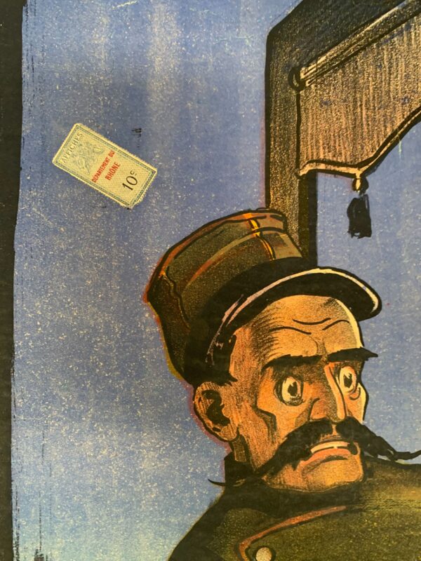 Tournee Frederic Achard - Art by Louis Galice (1900's) 39x55 French Theater Poster LB - Image 7