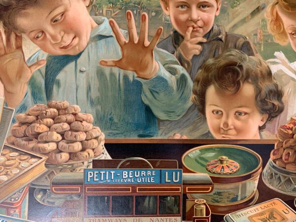 Lefevre-Utile - Art by Vincent Bocchino (1911) 20x26 French Advertising Poster on Board - Image 6