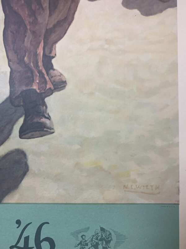 Spirit Of '46 - Art By Wyeth (1946) 27.375x44.125 US Post WWII Veterans Poster LB - Image 6