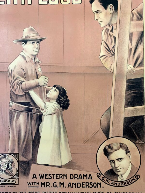 Des Kindes Einfluss - Bronco Billy (1912) German/US One Sheet Movie Poster - 1st Cowboy Movie Star! - Image 4