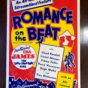 Romance On The Beat - Ida James (1953) US One Sheet Movie Poster LB