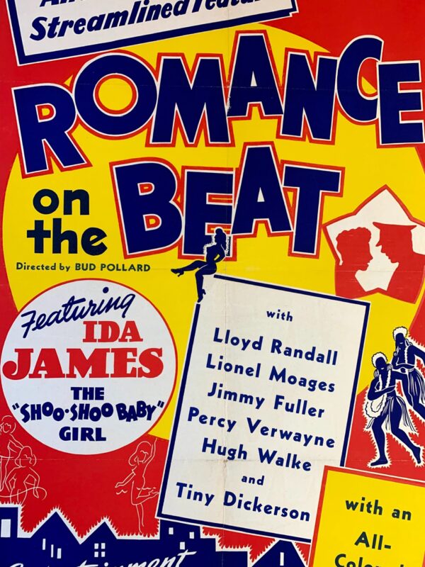 Romance On The Beat - Ida James (1953) US One Sheet Movie Poster LB - Image 3
