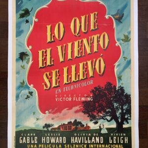 Gone With The Wind - Art By MCP (1939) 27x40 Spanish Movie Poster - LB