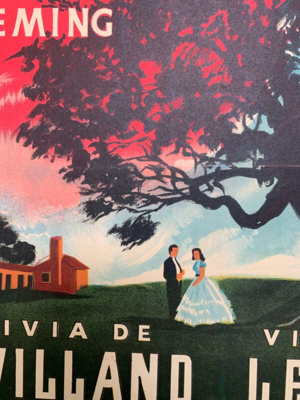 Gone With The Wind - Art By MCP (1939) 27x40 Spanish Movie Poster - LB - Image 7
