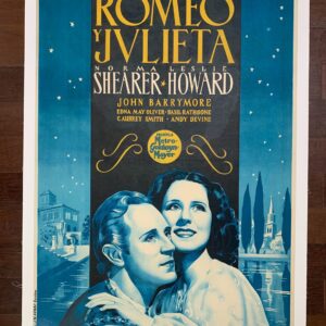 Romeo Y Julieta Aka Romeo And Juliet - Cukor, Howard, Shearer (1936) 27x40 Spanish One Sheet Movie Poster LB